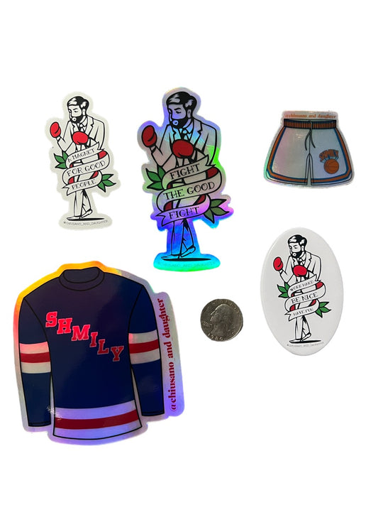 Sticker, Magnet & Pin Pack